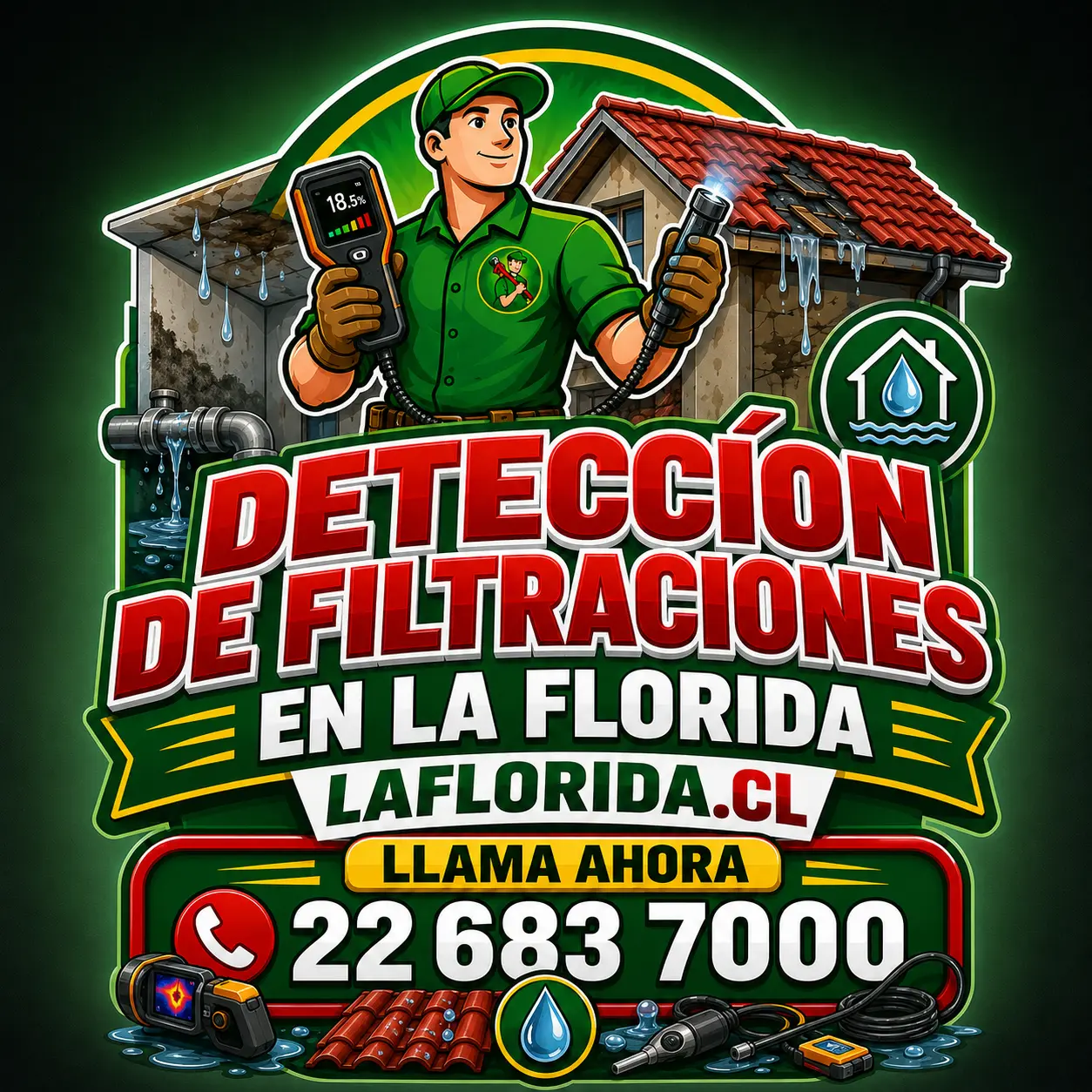 Detección de filtraciones en La Florida